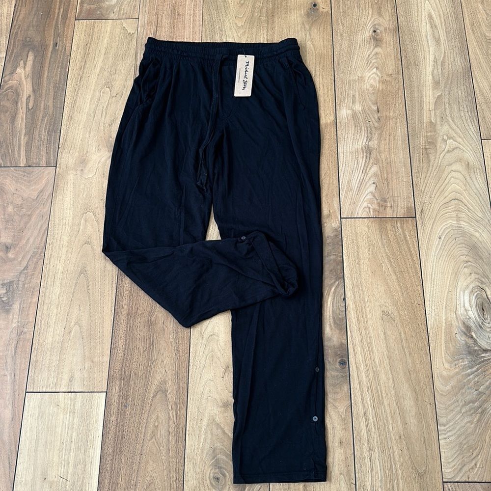 Michael Stars Cotton Drawstring Women’s Black Sweatpant Size XS NEW with tag